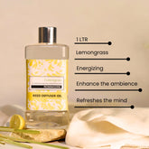 Scented Reed Diffuser Refill Oil 1 Litre Lemongrass
